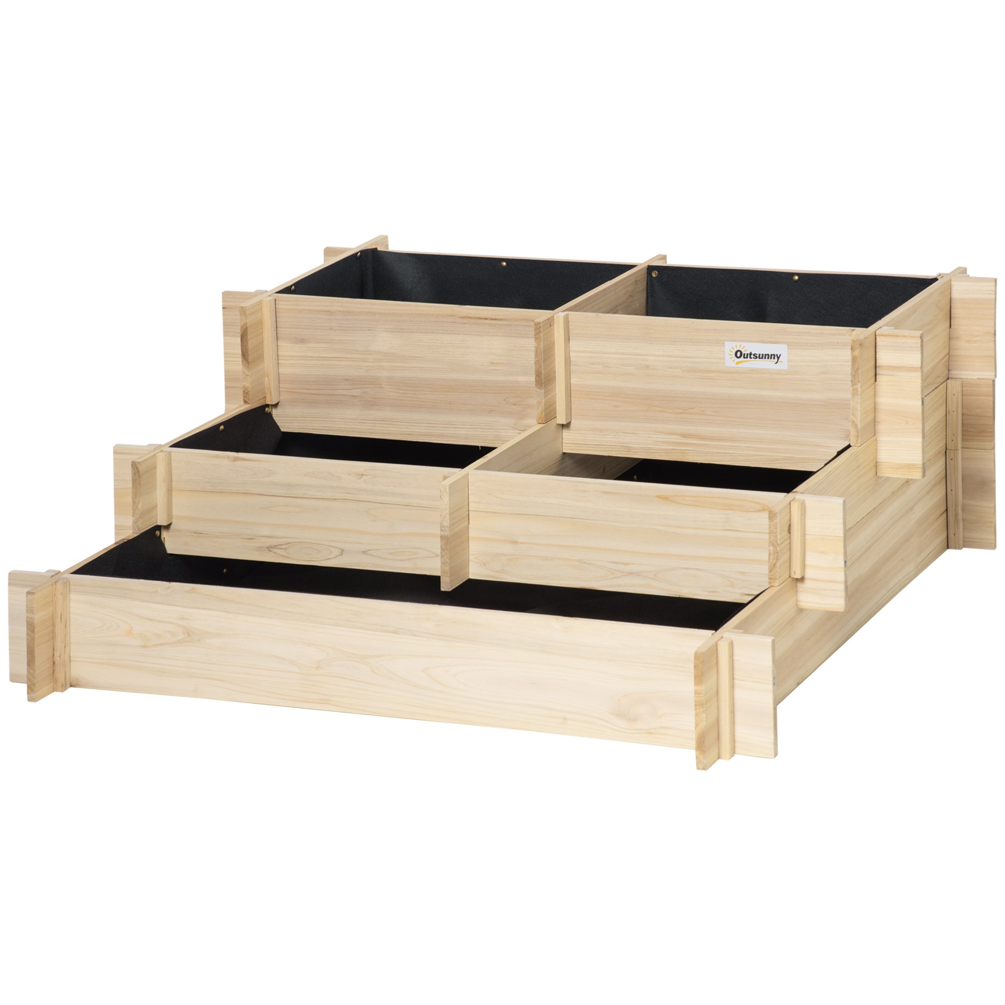 BAOYOUNI - Set da giardino rialzato in plastica per coltivare verdure fresche, erbe, fiori e piante grasse in balcone, sul tetto, patio o cortile, bianco, 76,77 x 15,35 x 20,66 cm