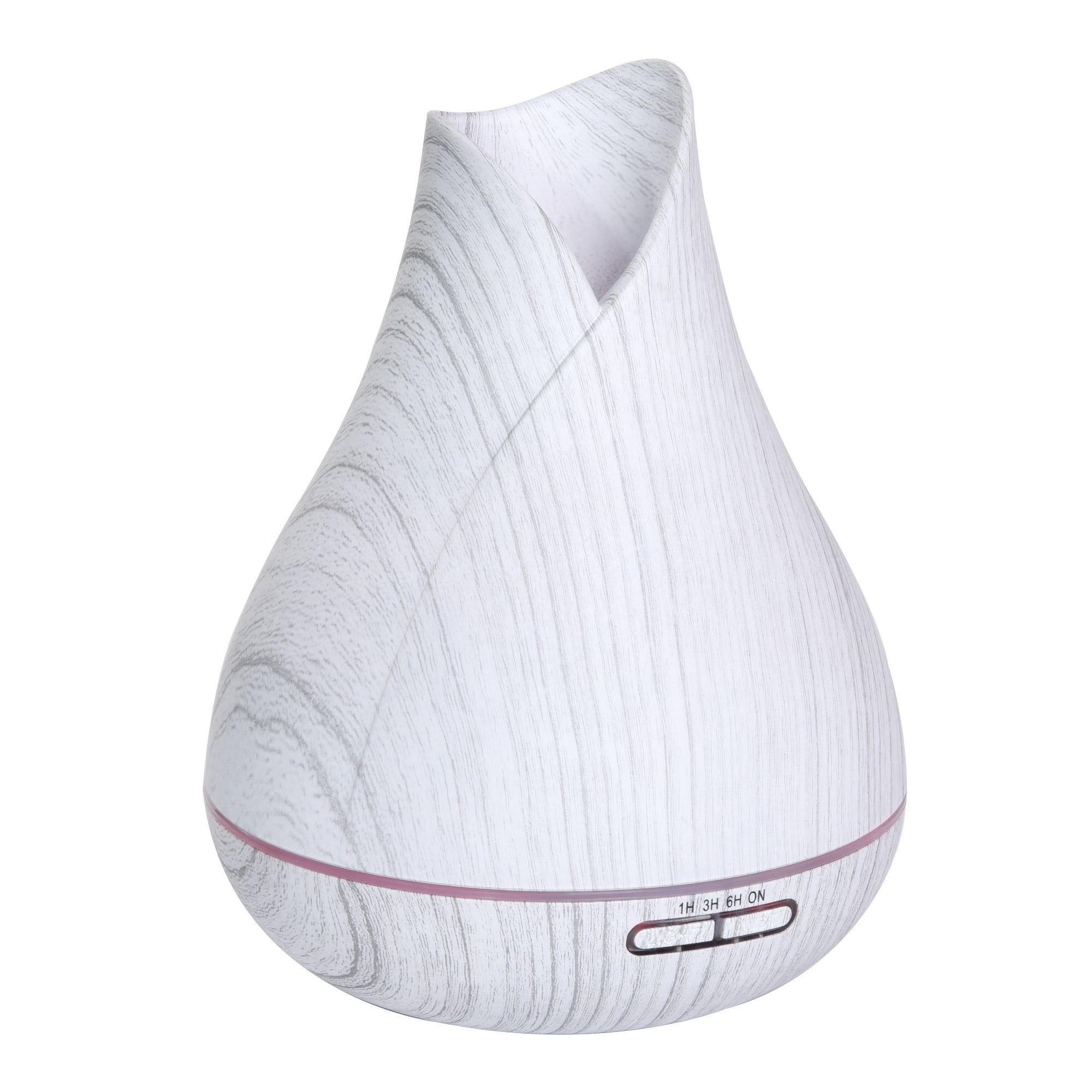 Diffusore di Aromi Oli Essenziali per Ambienti 300 ml Vaporizzatore 7 Luci Colorate Bianco – acquista su Giordano Shop