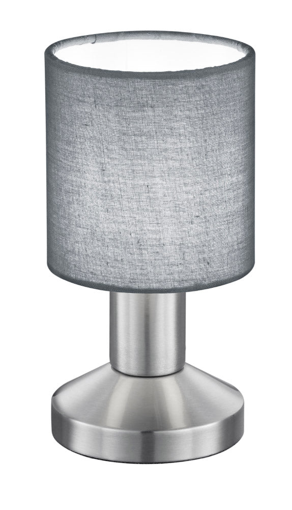 Trio Lampada da tavolo Luis II 595700106, Metallo cromato, vetro bianco satinato, escl. 1x E14, On/Off Touch