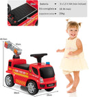Camion Pompieri Cavalcabile per Bambini Sparabolle Rosso-5