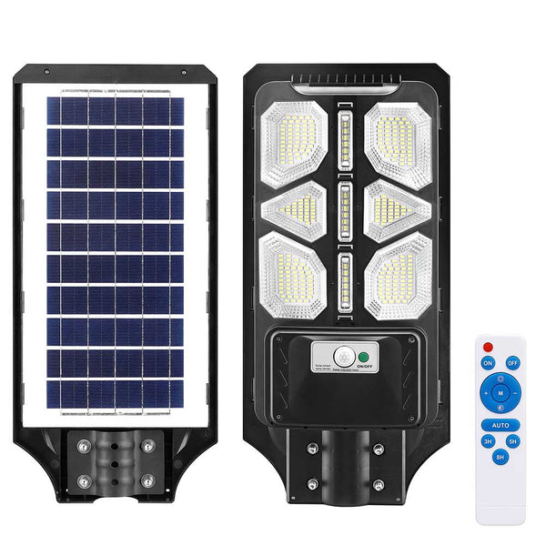 Lampione Stradale Faro LED 90W Solare Luce Esterno Sensore Movimento Telecomando acquista