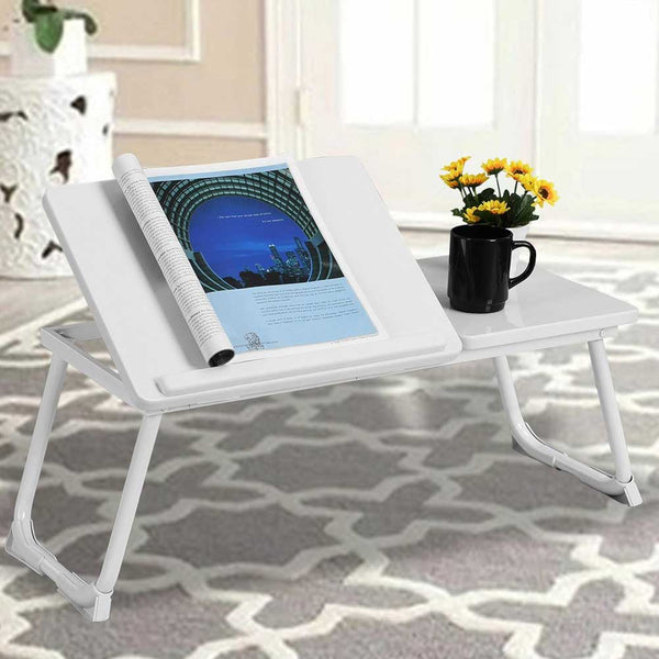 Tavolino Vassoio Pieghevole da Letto Divano 65x30 cm per Notebook PC Laptop sconto