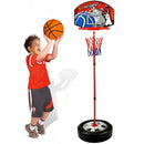 Basket Canestro Piantana Per Bambini Altezza Regolabile Fino 120cm Con Pallone-1