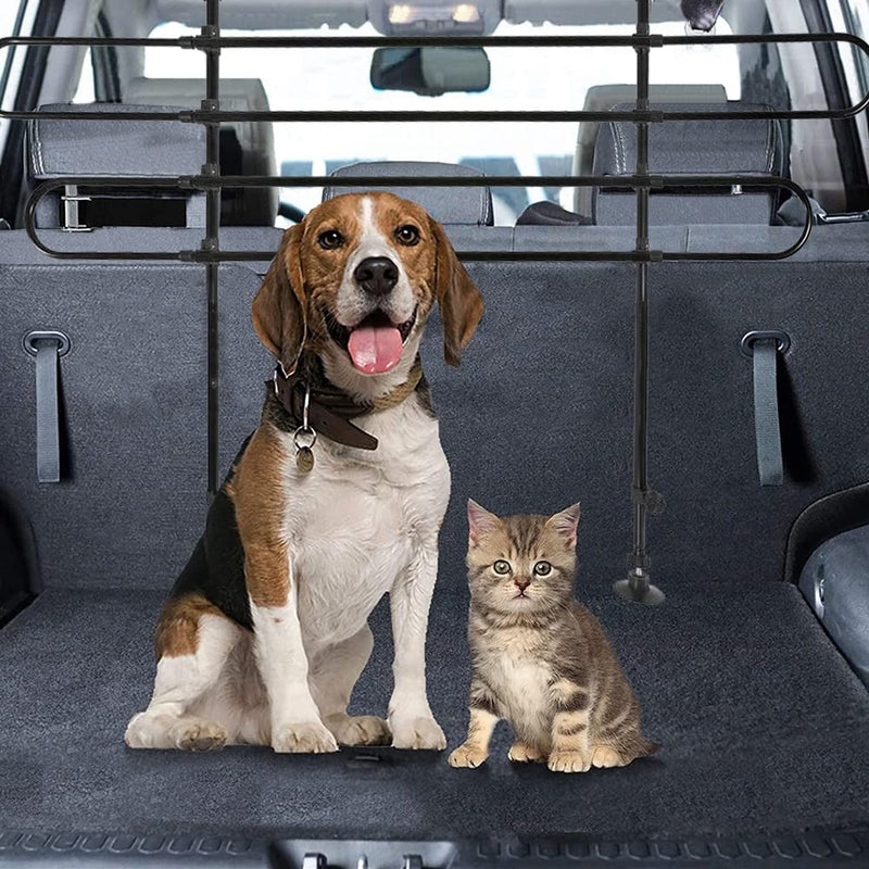 Griglia Divisorio Auto Cani Protezione Universale Trasporto Animali 2 Elementi-3