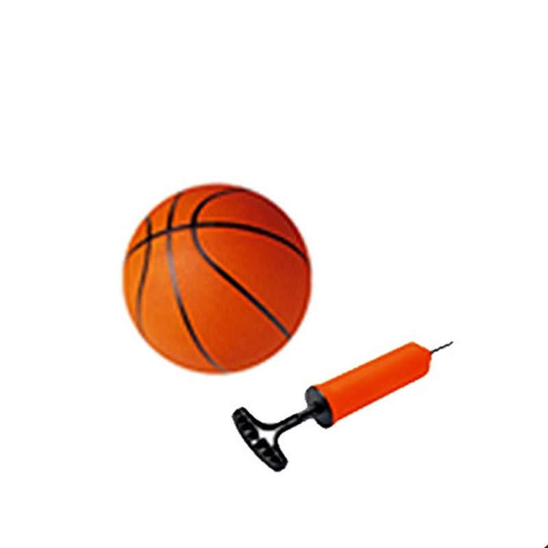 Basket Canestro Piantana Giocattolo Bambini Regolabile con Pallone e Gonfiatore-3