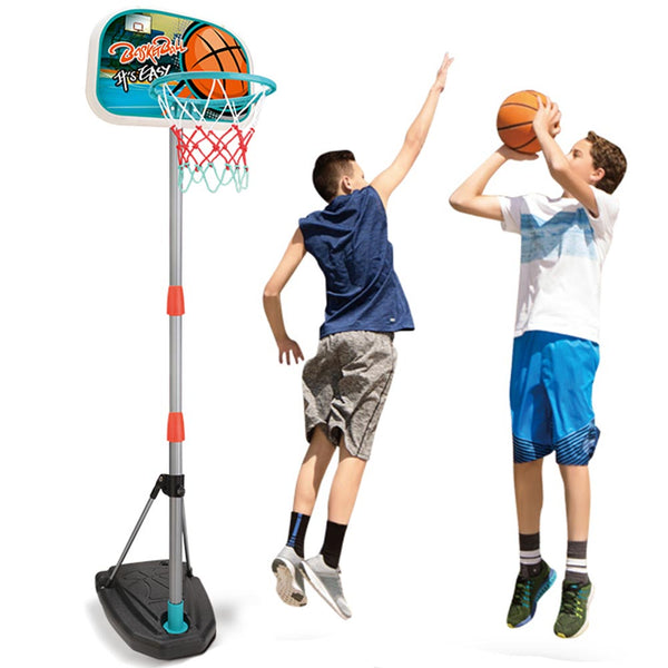 Basket Canestro Piantana Giocattolo Bambini Regolabile con Pallone e Gonfiatore online
