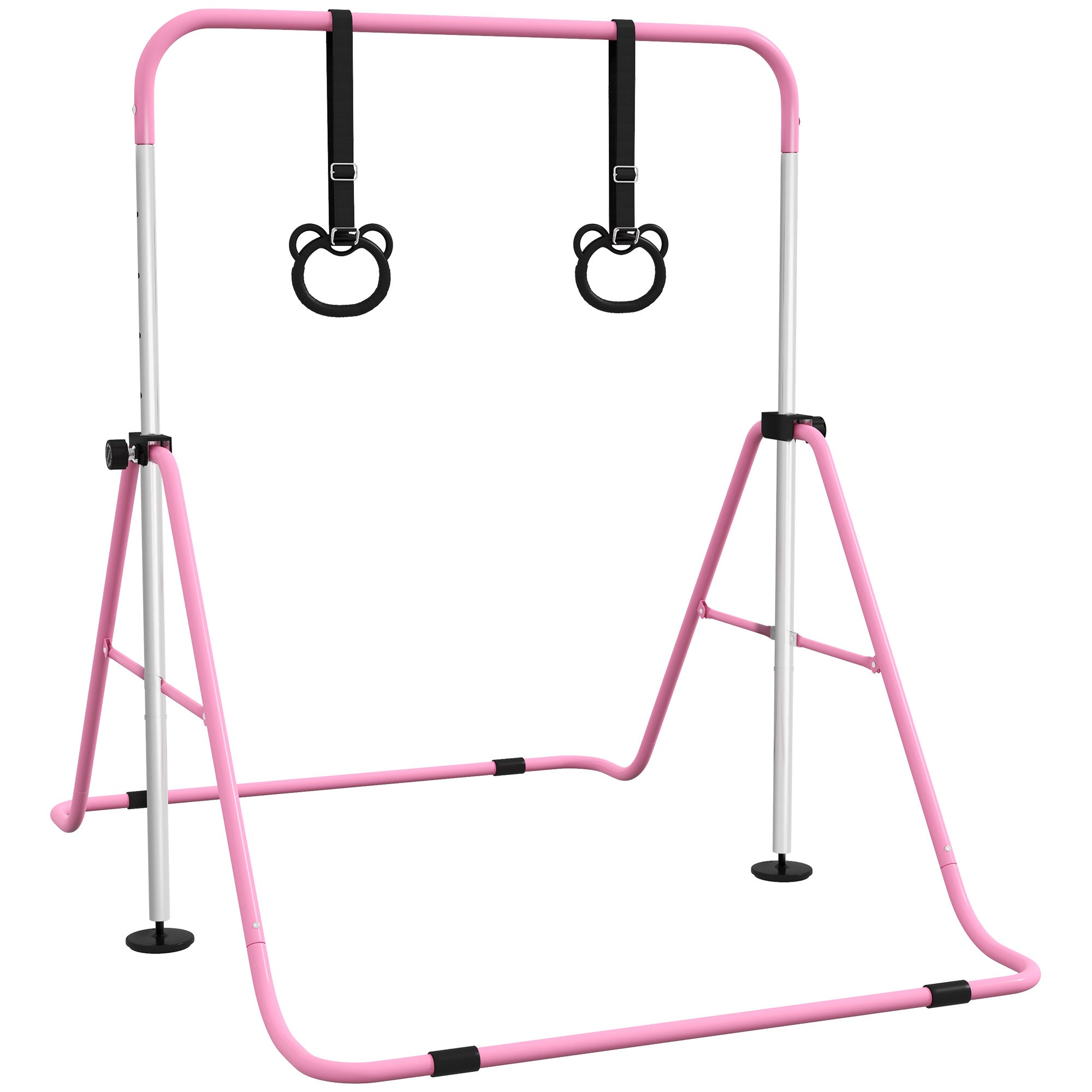 Jamara 460371 - Snow Play Slittino Rotondo 60cm rosa fucsia – Maniglie su entrambi i lati, Struttura robusta e resistente, Peso leggero