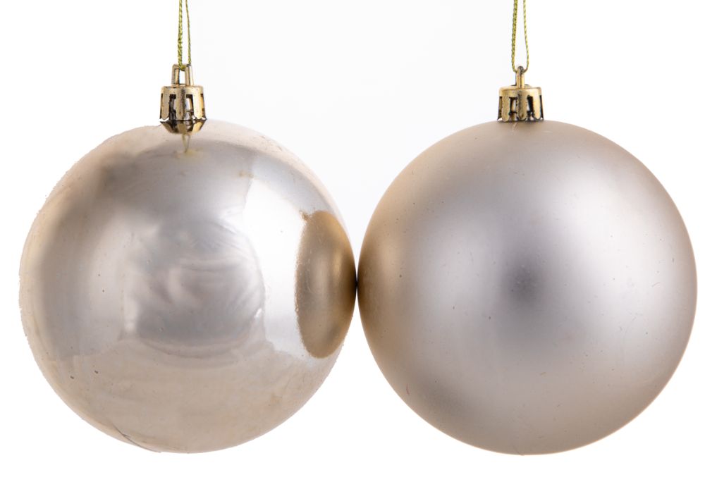 Palla di Natale Gigante 25 cm in Plastica LUCIDA ORO ROSSO Infrangibile Resistente Ai Raggi UV per Esterno Decorazioni Negozio, Vetrina, Luminarie Esterna Sfera Natalizia (Oro