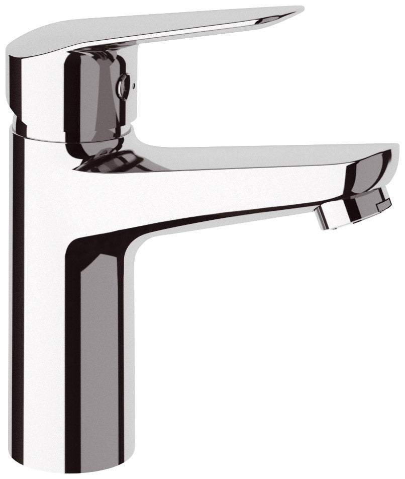 Rubinetto Miscelatore Monocomando Lavabo Bagno In Acciaio Cromato Mariani Artic - Design Moderno