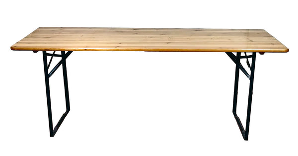 Tavolo Birreria da Giardino 220x80x78 cm in Ferro Piano in Legno online
