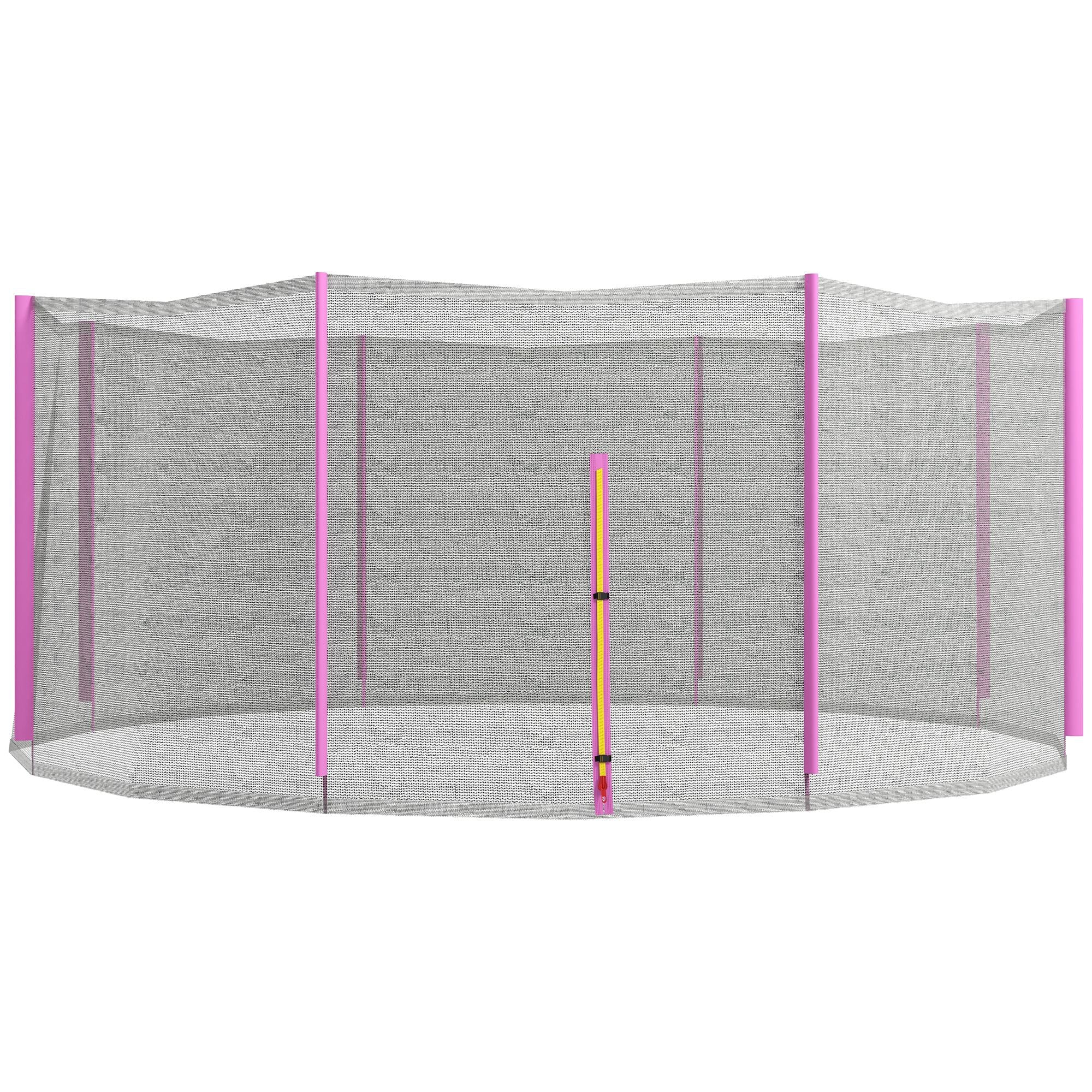 Rete Di Sicurezza Ricambio Per Trampolino Ø305 Cm, 8 Aste, Altezza 185 Cm Con Chiusura