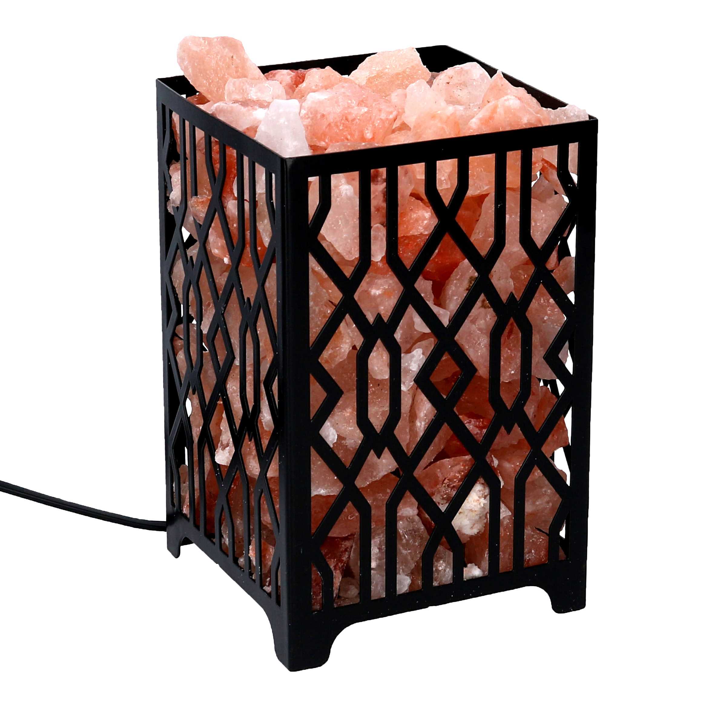 Lampada Da Tavolo In Ceramica Forma Ciottolo H30 Cm - Gres - Paralume In Cotone E Poliestere