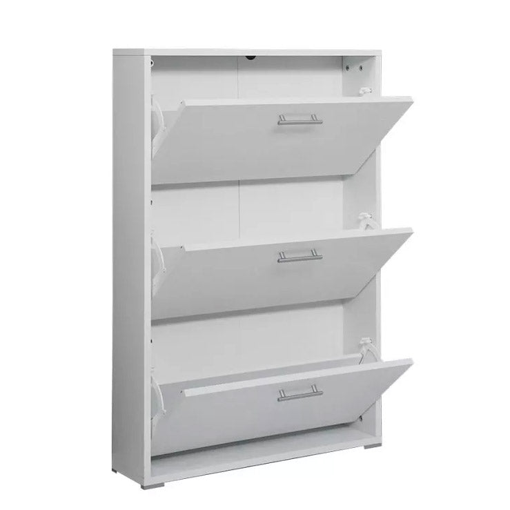 Scarpiera Regolabile 30 Pezzi Bianca - Organizzatore Salvaspazio Per Scarpe, 3 Altezze, Antiscivolo - Foto 4