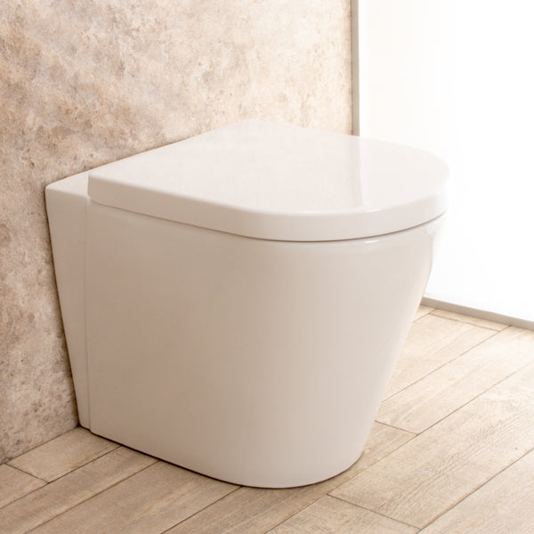 prezzo WC Filo a Muro in Ceramica 35,50x56,50x40,5 cm Easy Bianco