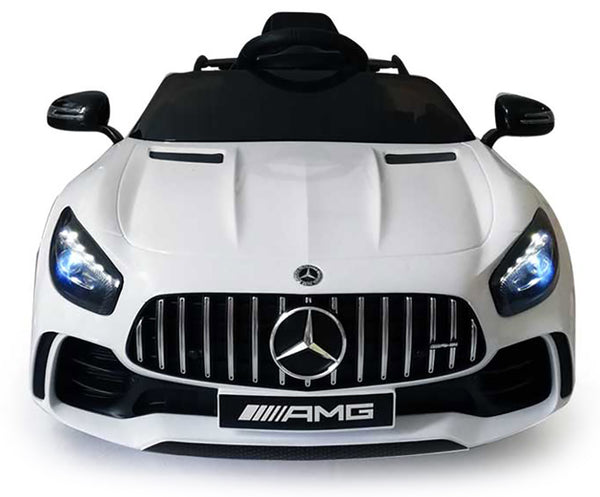 Macchina Elettrica per Bambini 12V con Licenza Mercedes GTR AMG Bianca sconto