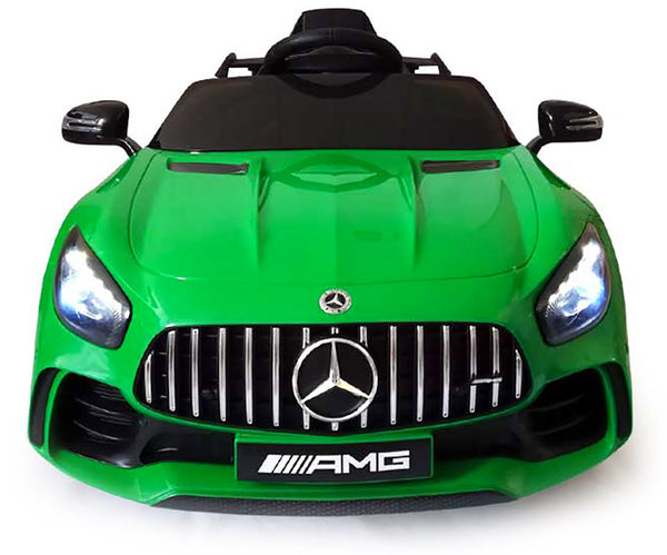 Macchina Elettrica per Bambini 12V con Licenza Mercedes GTR AMG Verde sconto