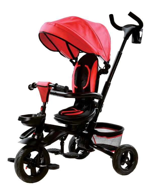 Passeggino Triciclo Pieghevole per Bambini Miller Rosso acquista