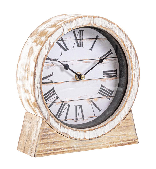 Orologio da Tavolo 20x6x22 cm in Legno Ticking online