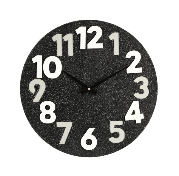 Orologio da Parete  Ø40x4,5 cm in Legno Timing Nero acquista