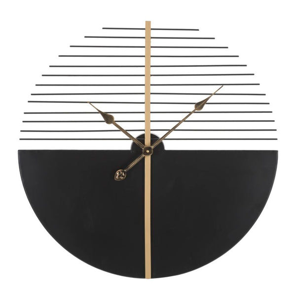 Orologio Glam Stick Ø60x4,5 cm in Ferro Nero e Oro online