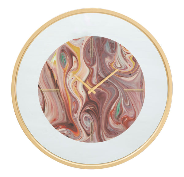 Orologio da Muro Mirror Mix Ø60x5 cm in Ferro MDF e Vetro Multicolor acquista