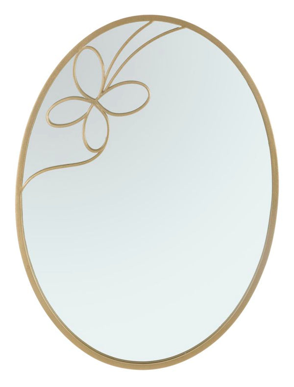 Specchio Oro Butterfly Line 66x3x90 cm in Ferro e MDF Oro online