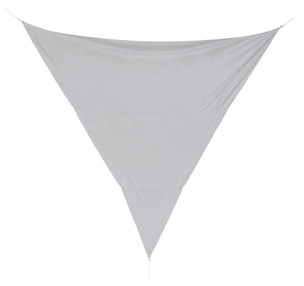Tenda Vela Ombreggiante Triangolare 5x5x5m in Poliestere Grigio prezzo