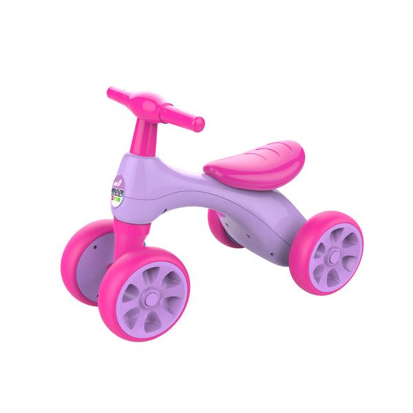 acquista Bicicletta Pedagogica per Bambina 57x34x42 cm 4 Ruote Quad Rosa