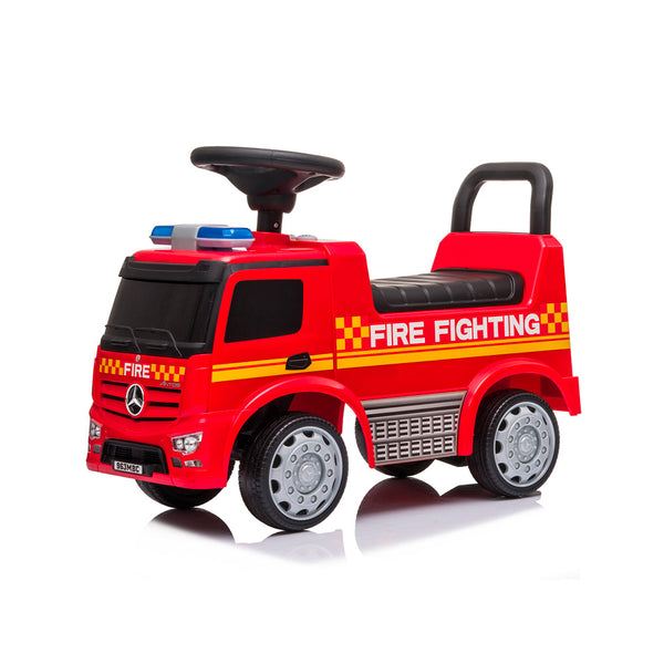 Camion dei Pompieri Cavalcabile 62,5x28,5x45 cm per Bambini Mercedes Rosso sconto