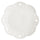 Piatto Tondo Ø25,5 Traforato in Porcellana Kaleidos Charme Bianco