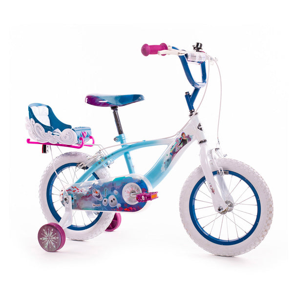 acquista Bicicletta per Bambina 14” 2 Freni con Licenza Disney Frozen Azzurra