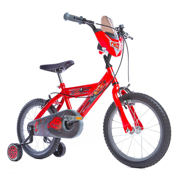 prezzo Bicicletta per Bambino 16” 2 Freni con Licenza Disney Cars Rosso