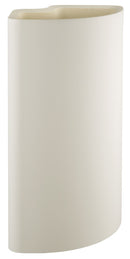 Vaso 39x39x77cm da Esterno in Polietilene Tulli Corner Outdoor Essential 80 Bianco-1