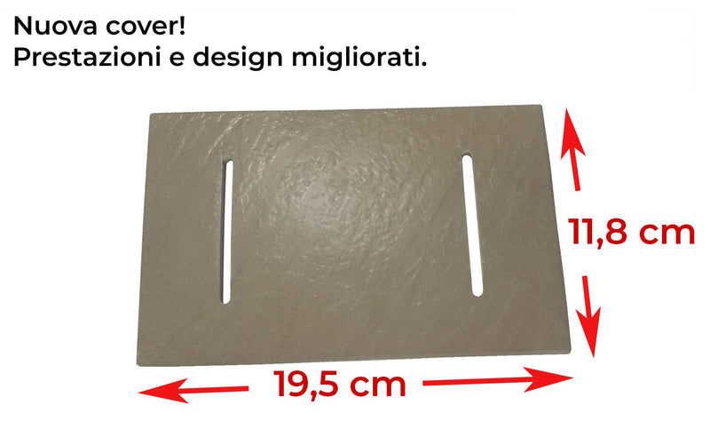 Piatto Doccia 90x120 cm Effetto Pietra Stone Tortora Seconda Scelta-10