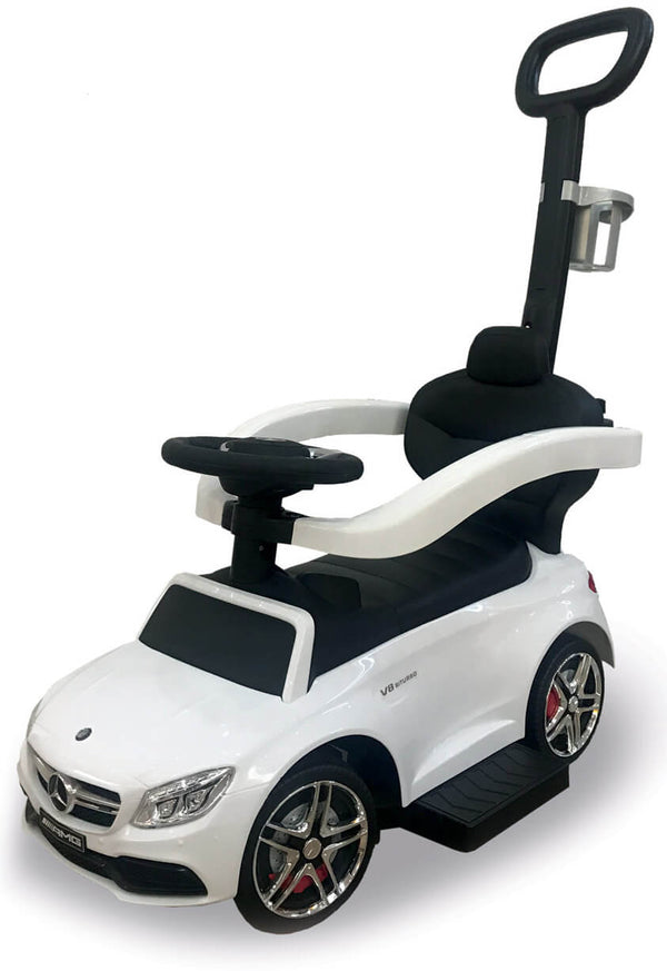 online Macchina a Spinta per Bambini con Licenza Mercedes C63 AMG Push Car Bianca