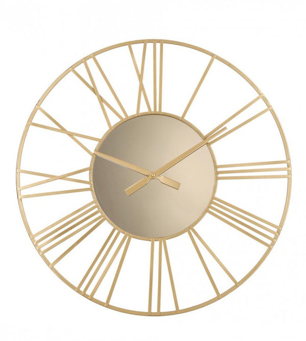 sconto Orologio da Muro Ø 60 cm Ticking in Acciaio Oro