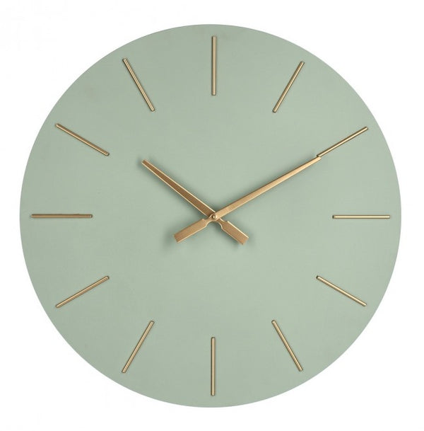 Orologio da Muro Ø 60x5 cm Timeline in Legno Salvia online