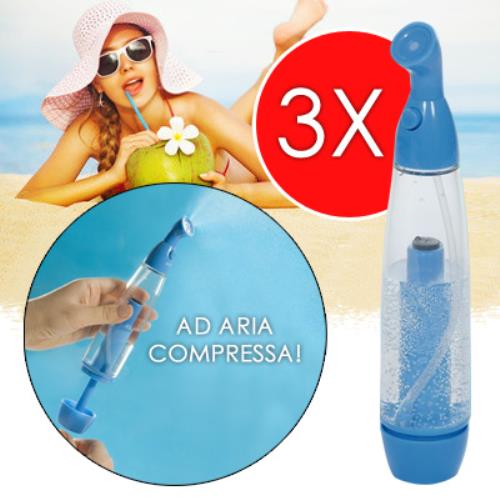 prezzo 3 Spruzzini Nebulizzatori Ad Aria Compressa 75 Ml per Spiaggia Piscina Abbronzatura Viso Corpo