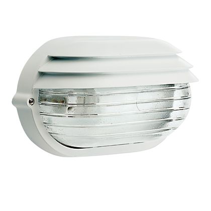 online Lampada Applique Ovale Grande Colore Bianco per Esterno Linea Palpebra Sovil