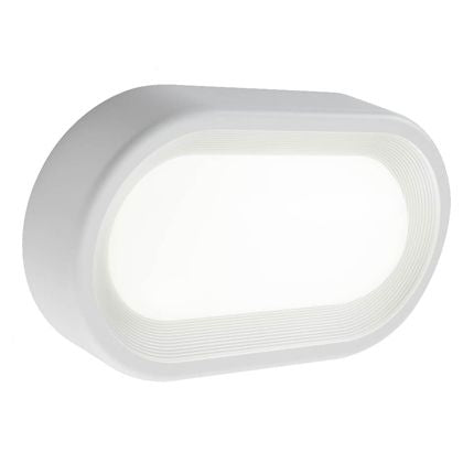 acquista Lampada Plafoniera 8,5W a Led Smd Ovale Piccola Colore Bianco per Esterno Linea Loft Sovil