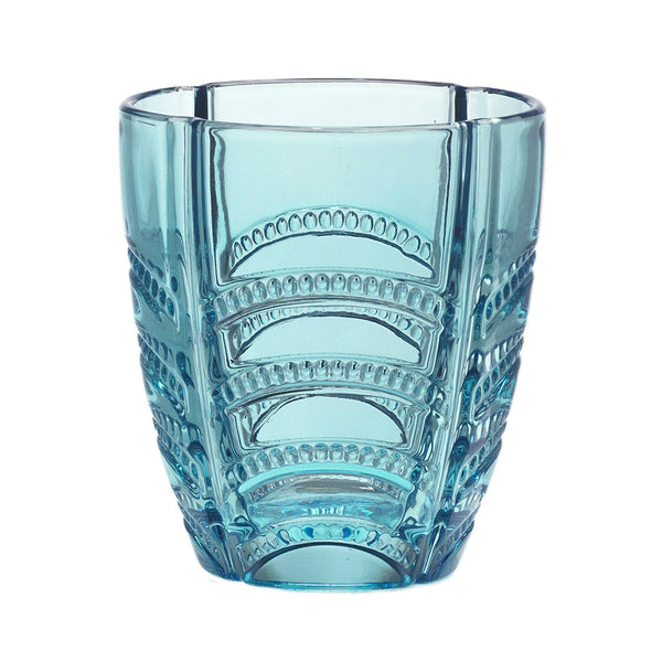 online Confezione 6 Bicchieri Luxor Azzurro in Vetro Colorato in Pasta Kaleidos