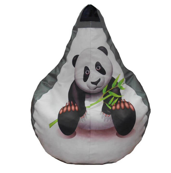 Poltrona a Sacco Pouf in Poliestere Design Panda Avalli-1