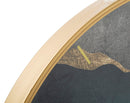 Orologio da Muro Art Ø80x5,5 cm in Ferro MDF e Vetro Multicolor Seconda Scelta-9