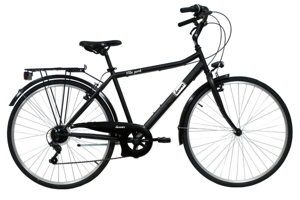 acquista Bicicletta da Trekking Uomo 28” 6V in Acciaio Manhattan Nera