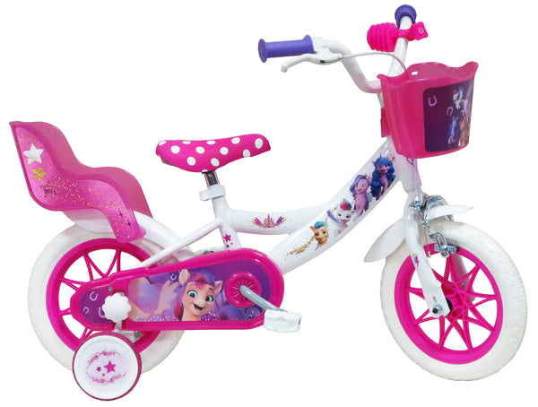 Bicicletta per Bambina 12" 1 Freno Gomme in EVA My Little Pony Bianca sconto
