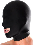 Spandex Open Mouth Hood Nero-4