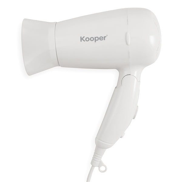 Asciugacapelli Phon Pieghevole da Viaggio 1200W Kooper Compact Bianco online