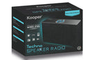 Altoparlante Speaker 60W Wireless con Radio in Tessuto Kooper Techno Nero-1