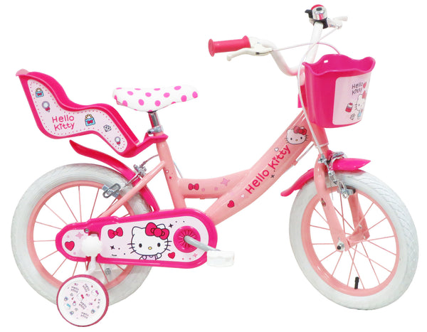 Bicicletta per Bambina 14" 2 Freni  Hello kitty Rosa acquista