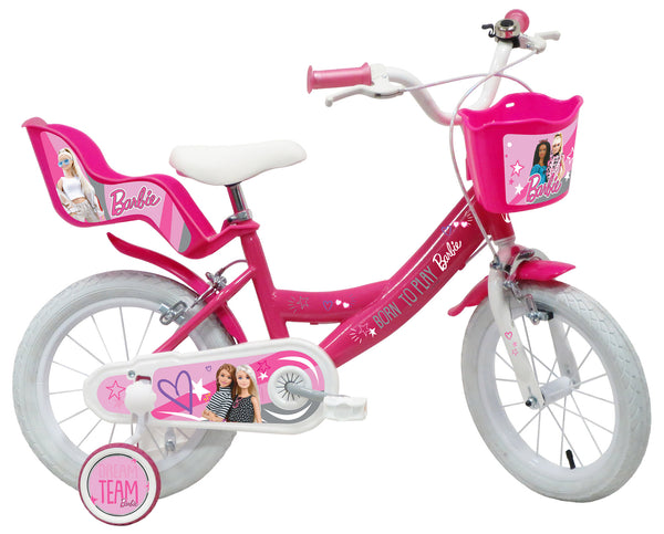 Bicicletta per Bambina 14" 2 Freni  Barbie Rosa acquista